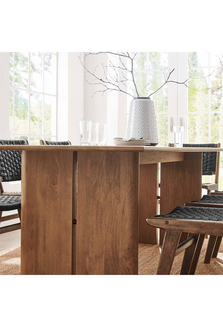 Maiz 86 Dining Table,Walnut