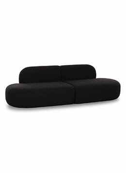 Canapé Bibi Boucle, noir