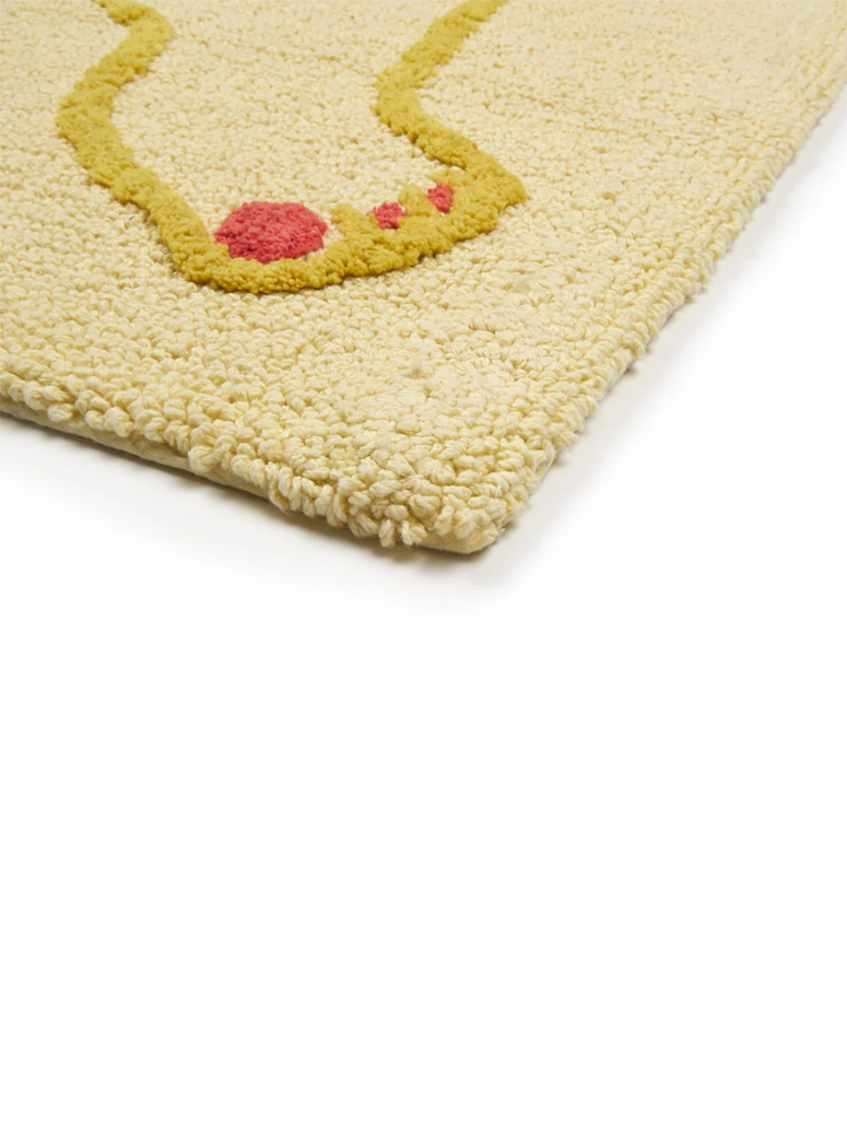 Tapis de bain Cold Picnic Footsie, jaune