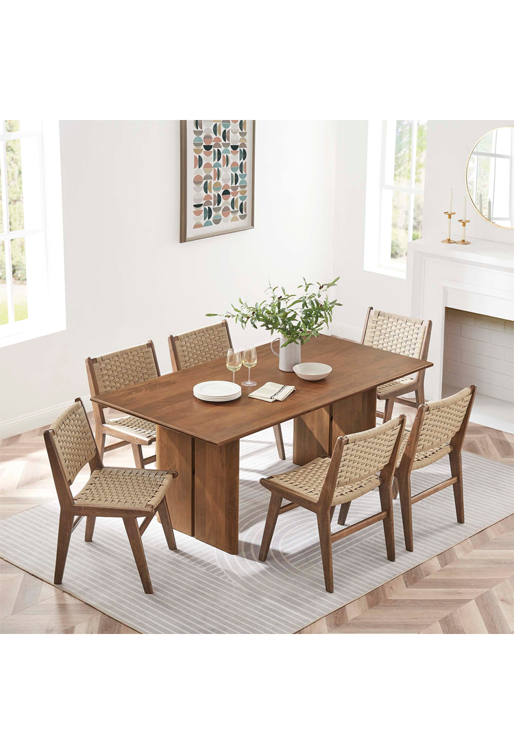 Maiz 72 Dining Table,Walnut