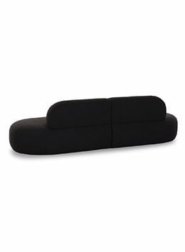Canapé Bibi Boucle, noir