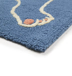 Tapis de bain Footsie, bleu