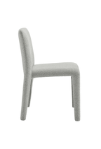 Chaise de salle à manger en tissu Noviara, gris tourterelle