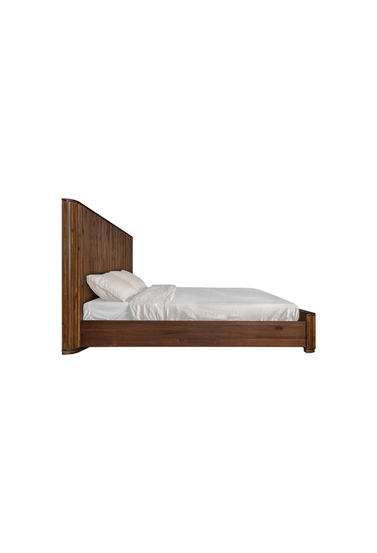 Cadenza Acacia King Bed,Walnut