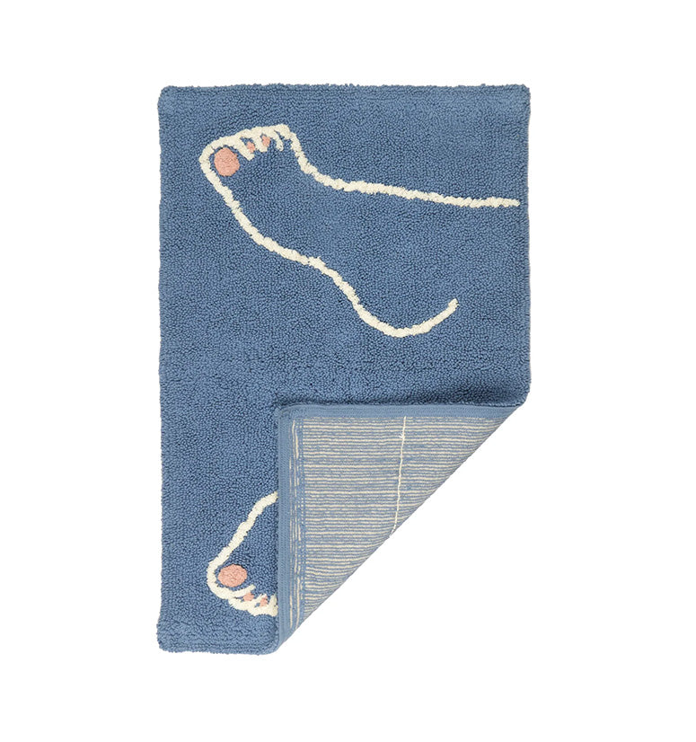 Tapis de bain Footsie, bleu