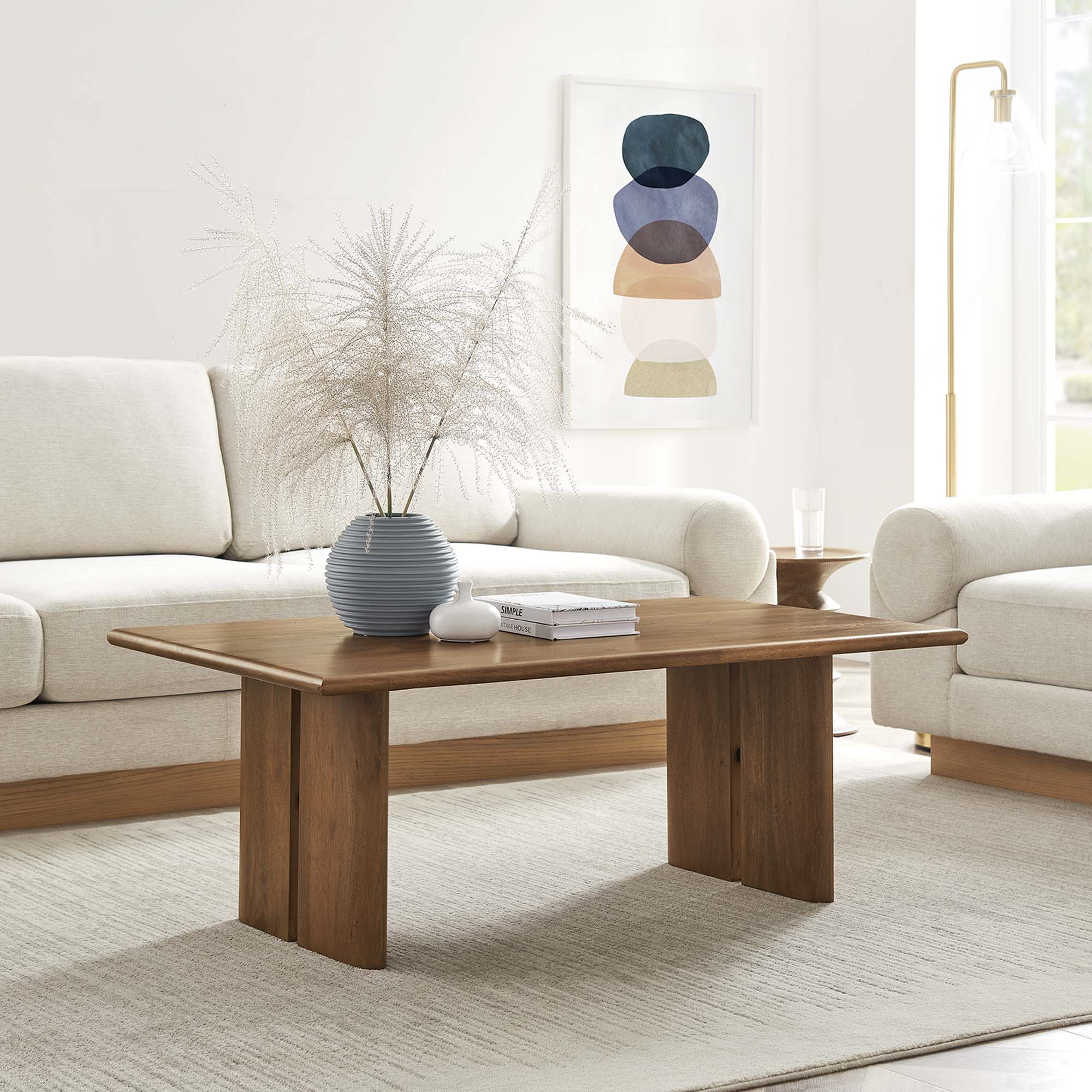 Table basse Amie, noyer