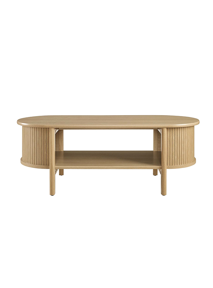 Table basse Caddie, chêne