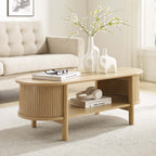 Table basse Caddie, chêne