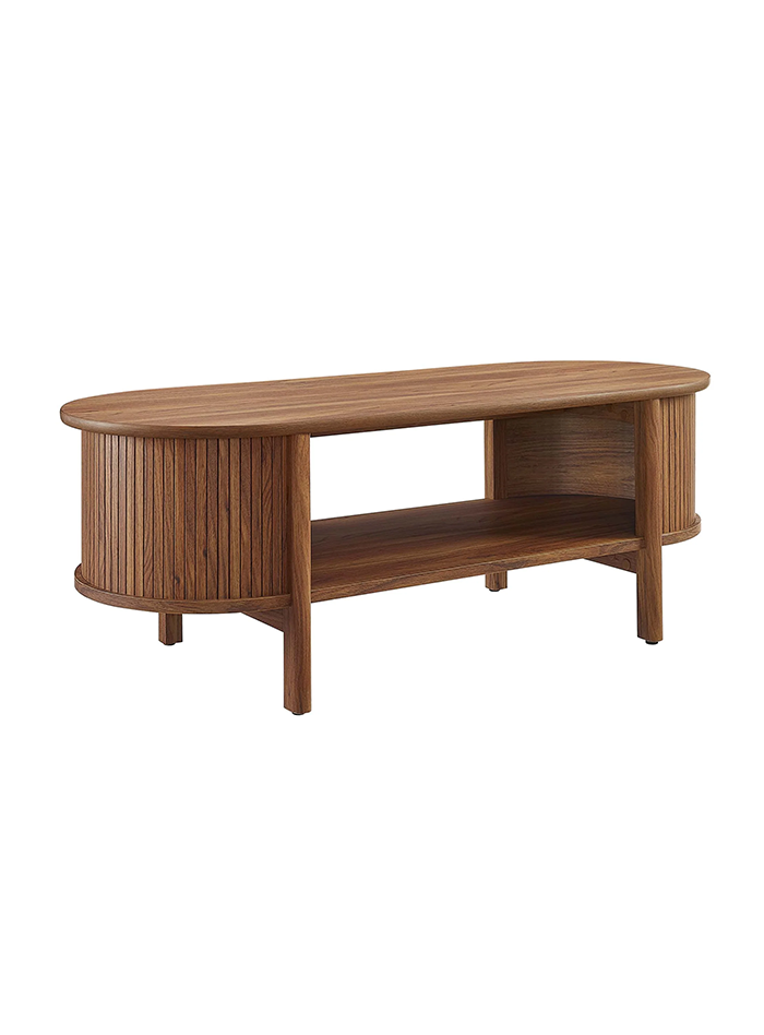 Table basse Caddie, noyer