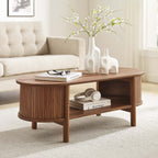 Table basse Caddie, noyer
