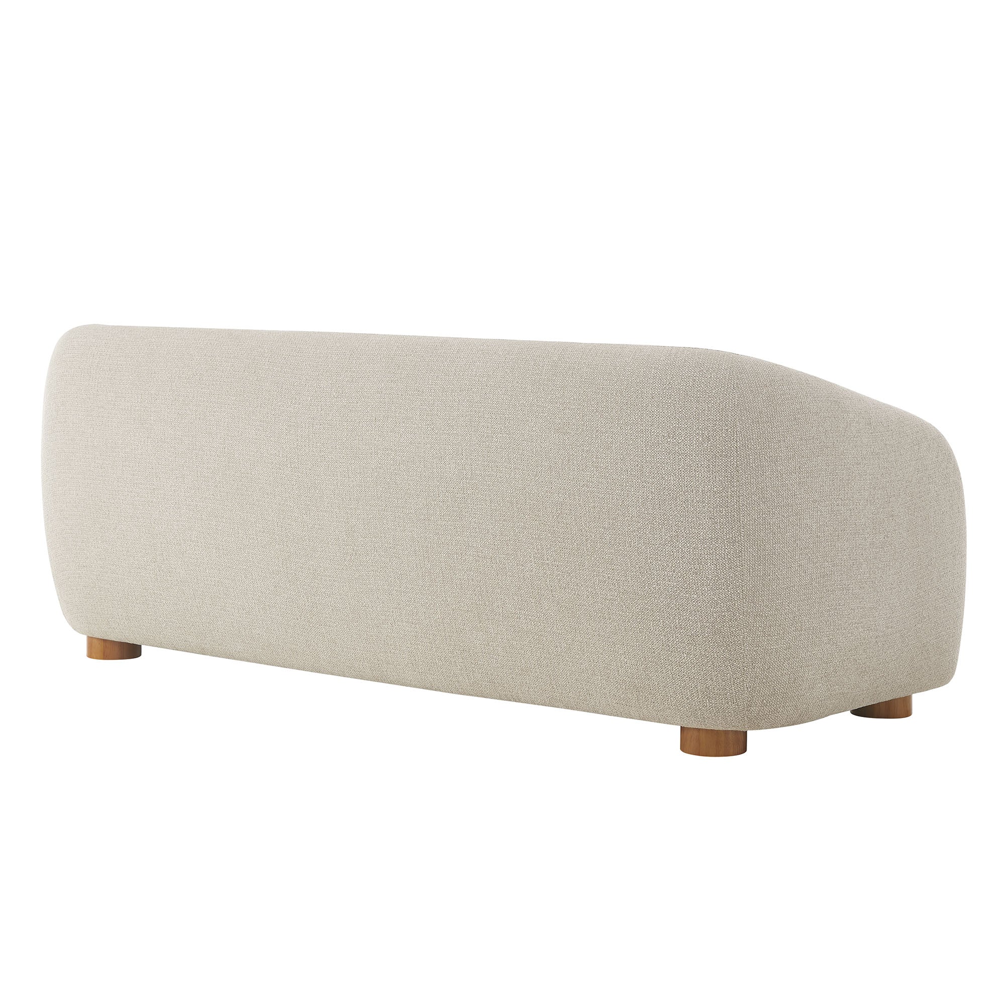 Canapé en tissu Chennie, gris tourterelle