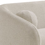 Canapé en tissu Chennie, gris tourterelle