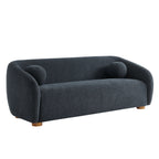 Canapé en tissu Chennie, bleu marine