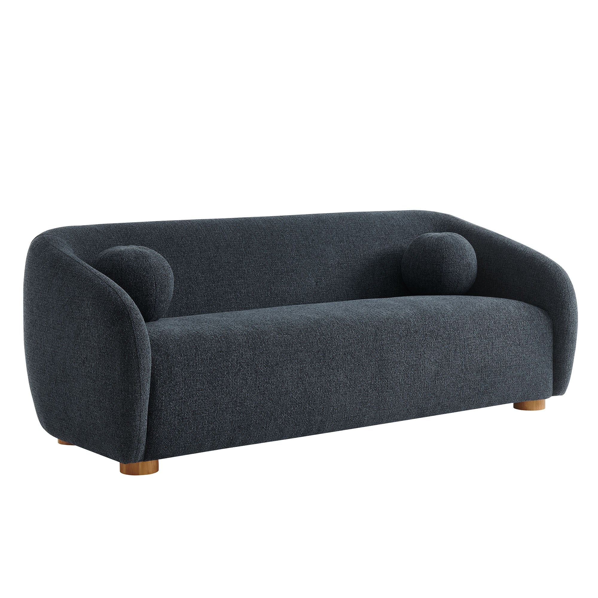 Canapé en tissu Chennie, bleu marine