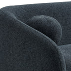 Canapé en tissu Chennie, bleu marine
