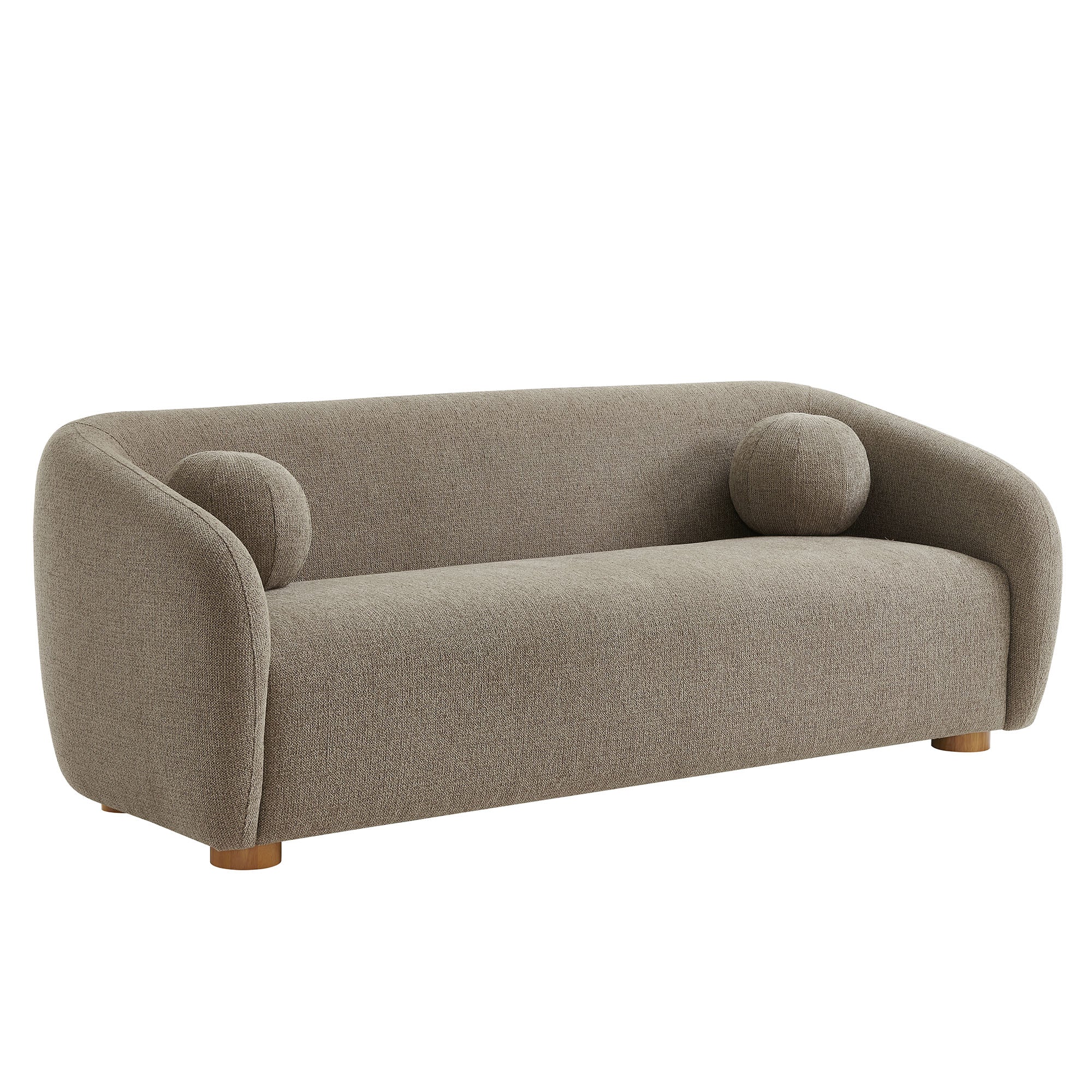 Canapé en tissu Chennie, taupe