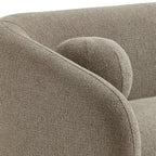 Canapé en tissu Chennie, taupe