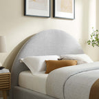 Lit double rembourré Resorts, gris clair