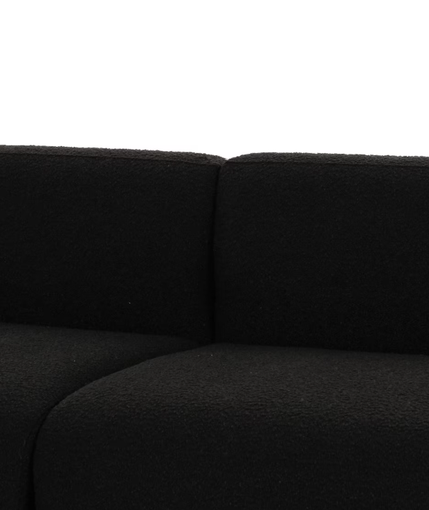 Canapé Bibi Boucle, noir