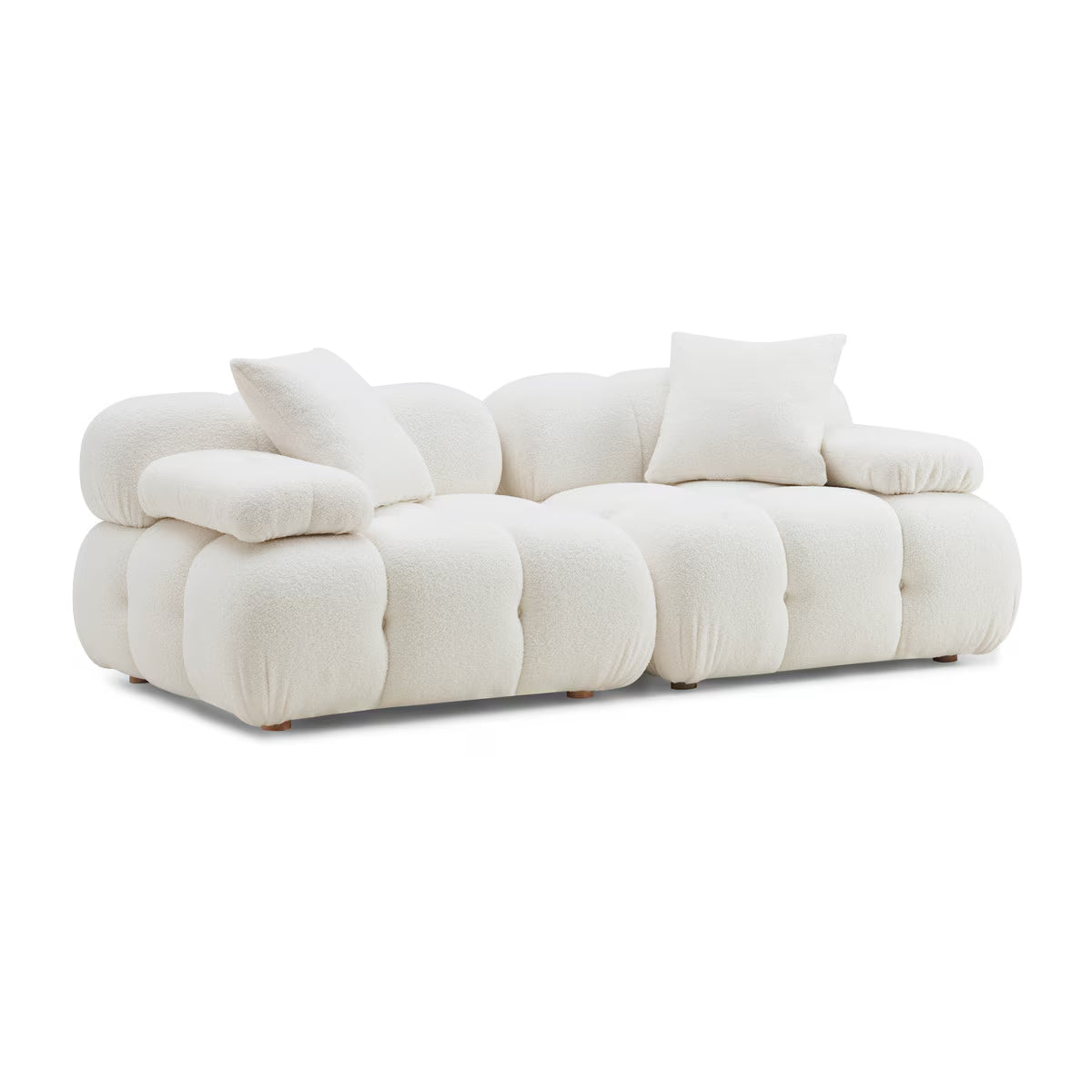 Causeuse végétalienne Huggy Cream