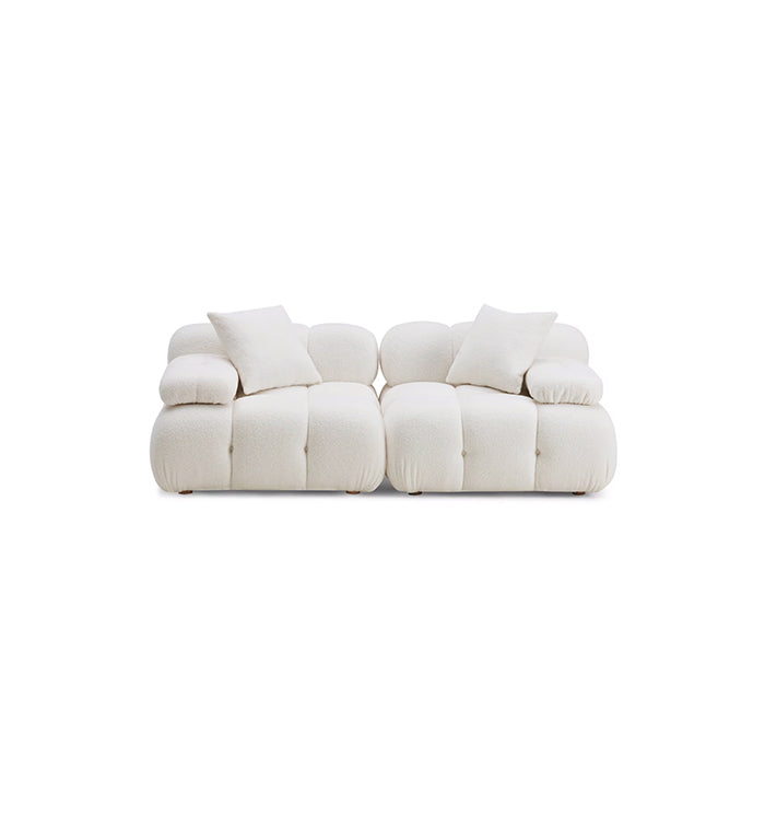 Causeuse végétalienne Huggy Cream