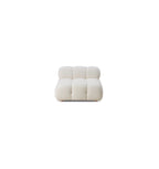 Chaise modulaire sans accoudoirs Huggy Cream Vegan