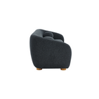Canapé en tissu Chennie, bleu marine