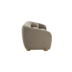 Canapé en tissu Chennie, taupe