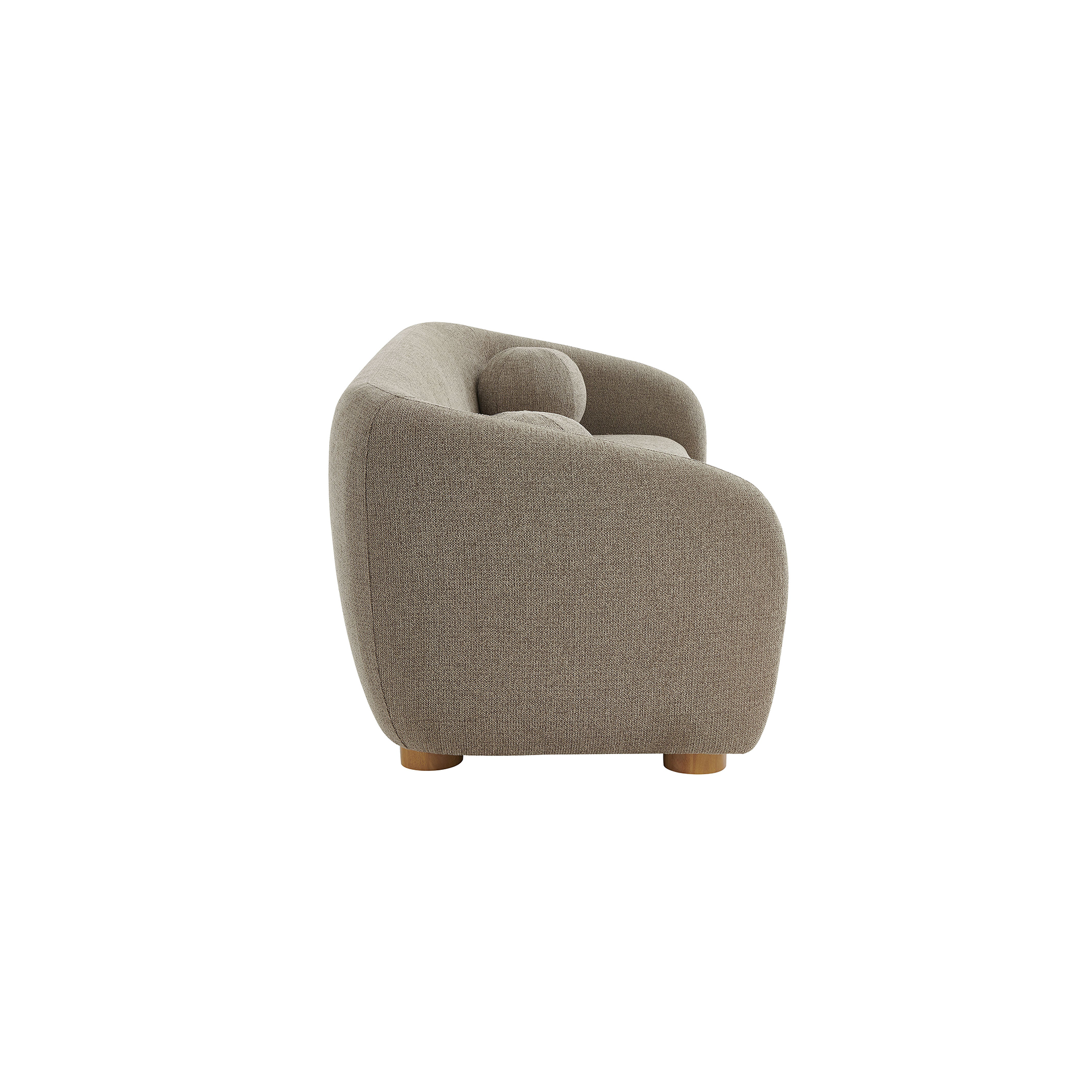 Canapé en tissu Chennie, taupe